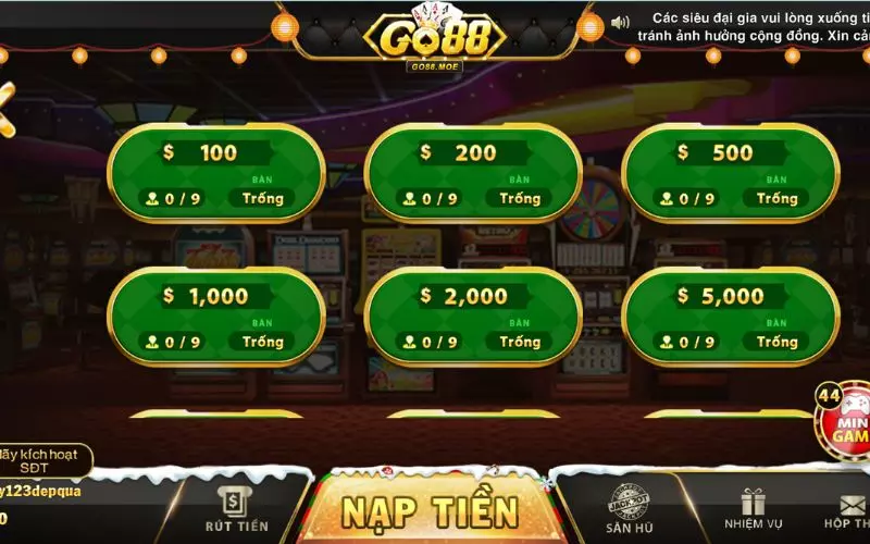 Lưu ý khi tham gia tại Blackjack Go88